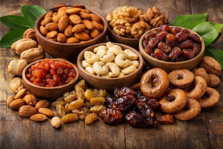 Medicinal Nuts and Dry Fruits